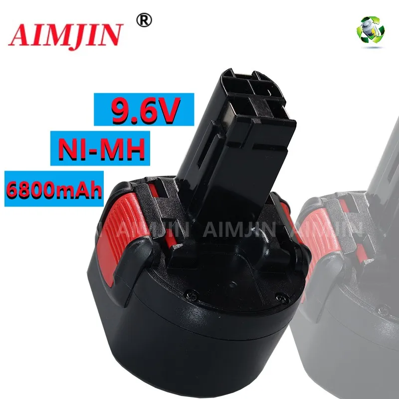 Batteria Ricaricabile Per Elettroutensili Ni-Mh 9.6V 6800Mah Per Bosch Psr 960 Bh984 Bat048 Bat119
