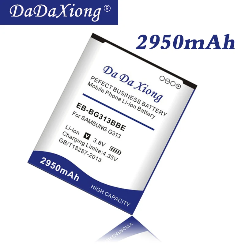 Dadaxiong 2950Mah Eb-Bg313Bbe Per Batteria Del Telefono Cellulare Samsung Ace 4 G313