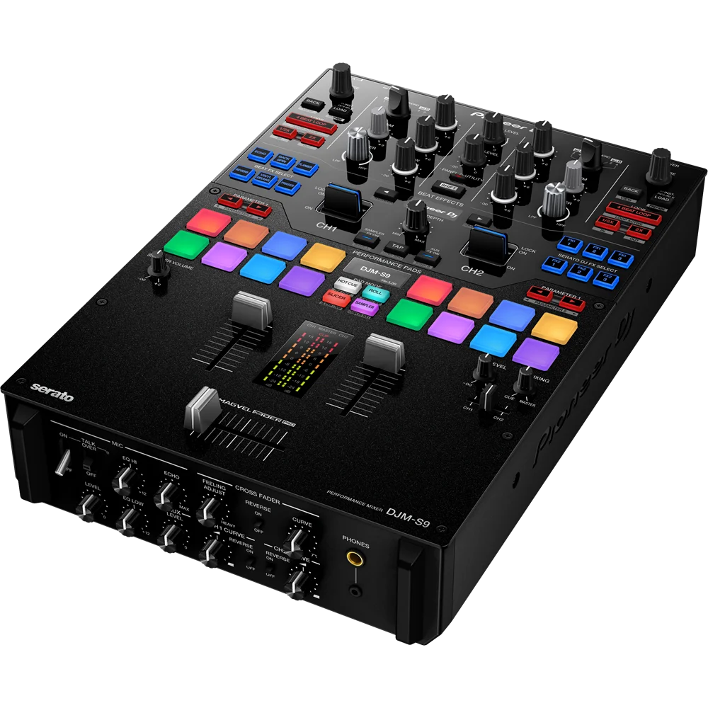 Scheda Audio Sl4 Integrata Top New Pioneer Djm-S9 Professional Dj Mix Con Serato Dj In Stock.