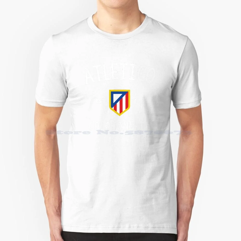 Colchoneros Ucl 2022 Edition T Shirt 100% Cotone Tee Soccer Football Champions Of Europe Ronaldo Cristiano Madrid Colchoneros