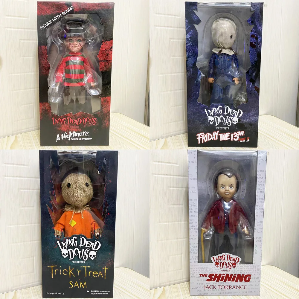 Living Dead Dolls Ldd Nightmare Freddy Friday 13Th Jason Trick'R Treat Sam Shining Figure Model Gift Collection