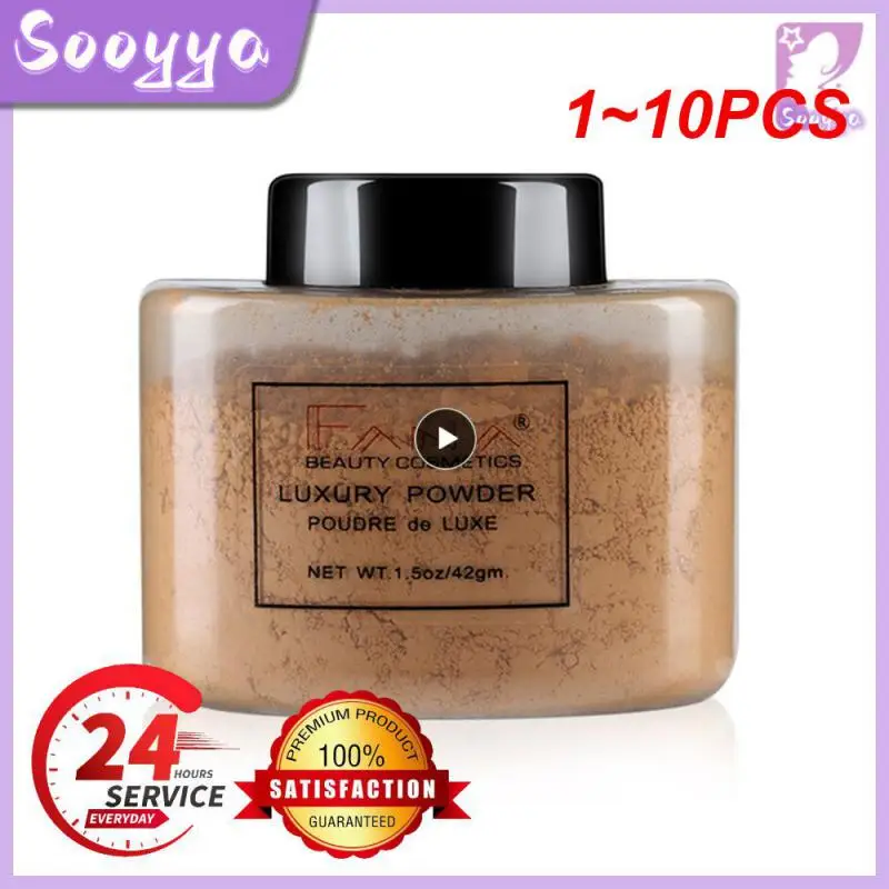 1 ~ 10Pcs Banana Powder Smooth Loose Oil Control Face Powder Makeup Concealer Highlighter Mineral Powder Makeup Pennello In Polvere Sfusa