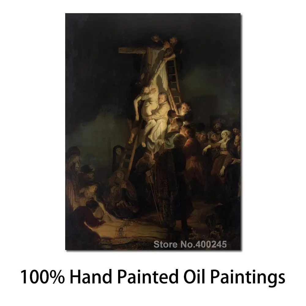 La Discesa Dalla Croce Rembrandt Van Rijn Pittura In Vendita Ritratto D'Arte Dipinto A Mano Di Alta Qualità