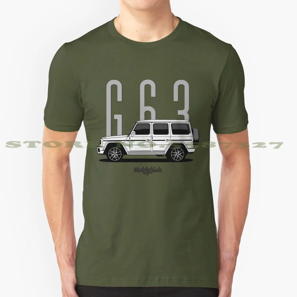 G (Bianco) Maglietta Bianca Nera Per Uomo Donna Gclass Gelandwagen Gwagon Sport Autobyor Carlson Lorinser W463 G55 G63 G65