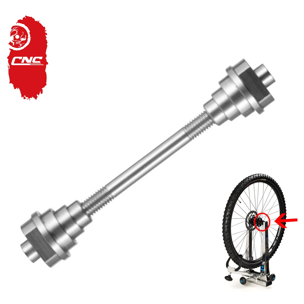 Cnc Bike Wheel Truing Axle Tool Hub Rim Tuner Ruote Per Bicicletta Thru Stand Adapter