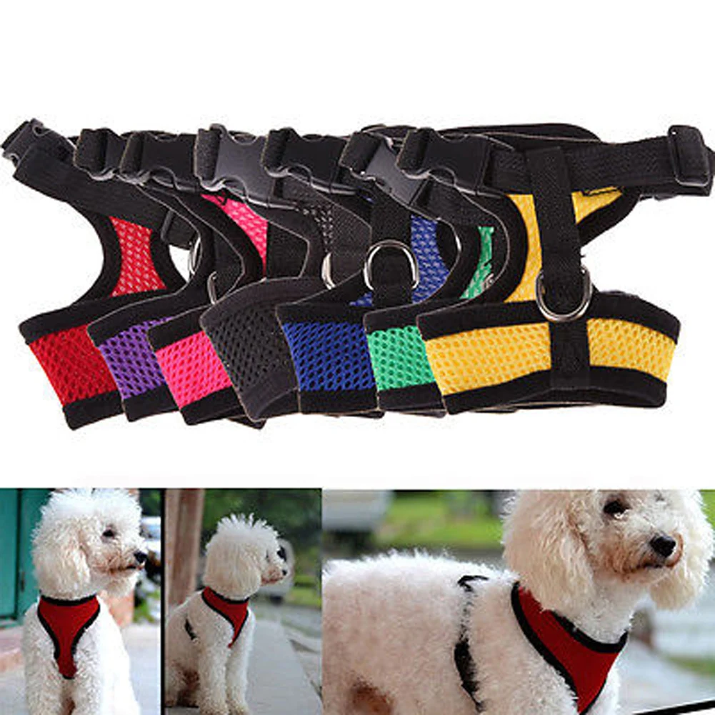 Spedizione Gratuita Piccolo Cane Pet Harness Puppy Cat Vest Harness Collar Pug Bulldog Cat Harnes Perro Harness Piccolo Cane Per Chihuahua