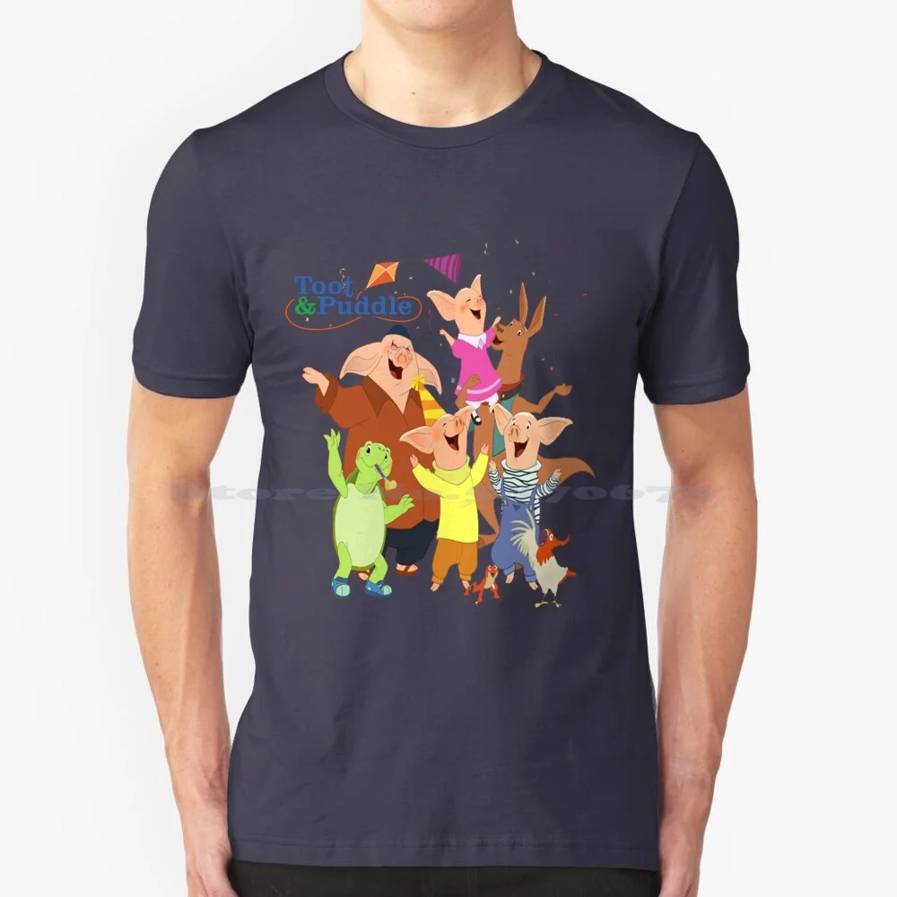Divertente Regalo Toot E Pozzanghera Per I Fan Toot E Pozzanghera Regalo Di Natale Per Bambini Toot E Pozzanghera Lontano Da Casa T Shirt 100% Cotone