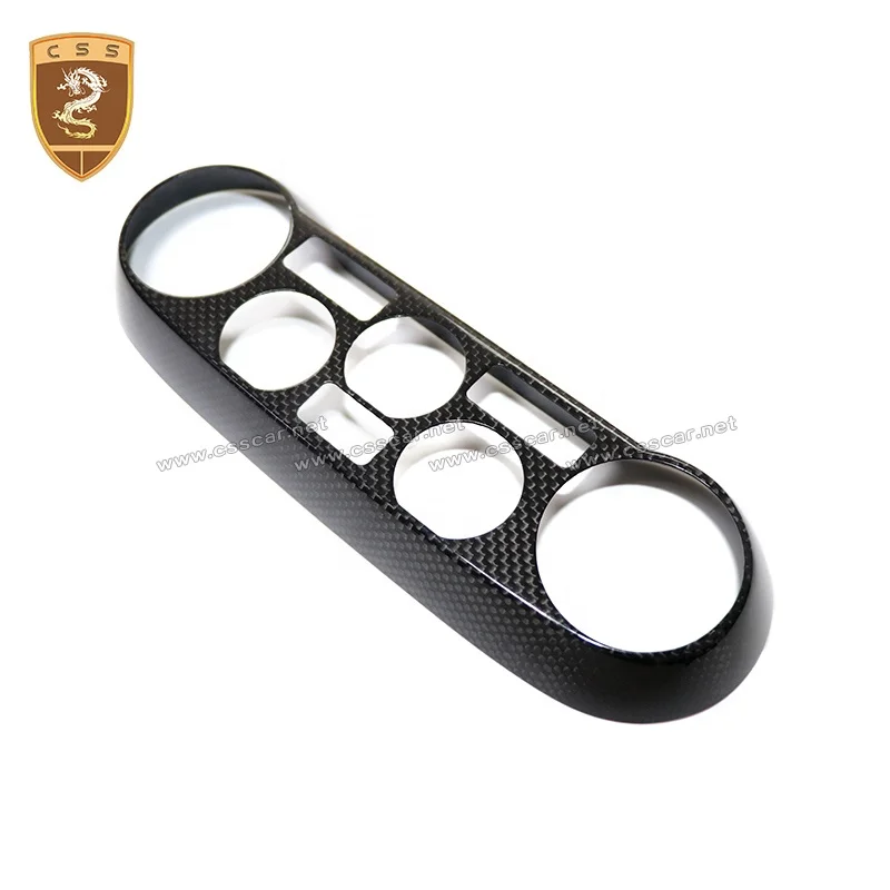 Lhd Dry Carbon Fiber Interior Trim Dashboard Ac Center Console Cover Per Ferrari 488 Gtb Spider
