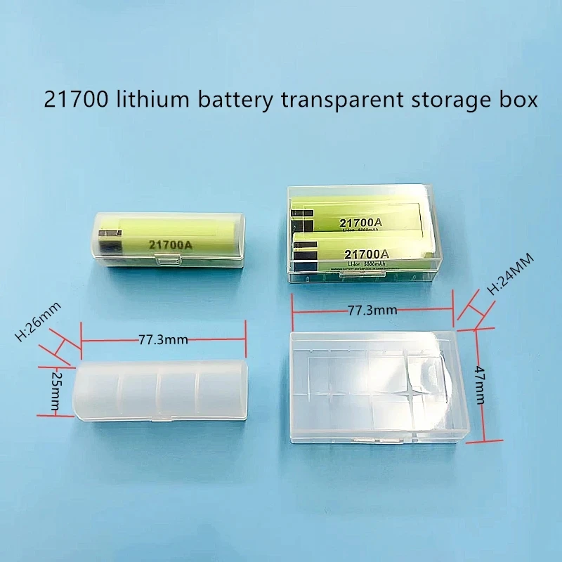 2/5Pcs 20700 21700 Custodia Per Batteria Contenitore Per Batteria Impermeabile 21700 Custodia Per Batteria