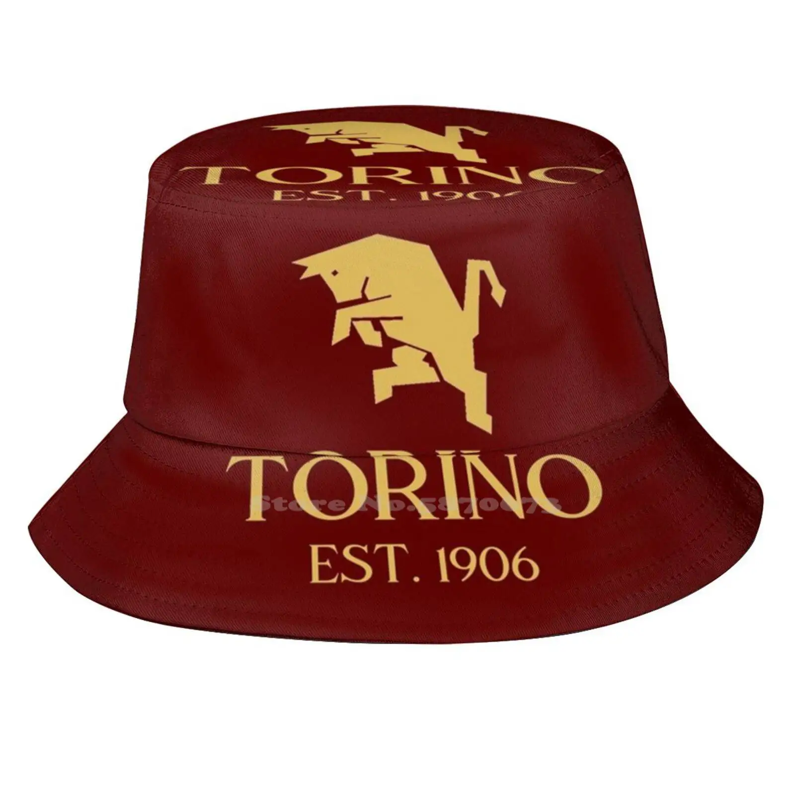 Cappelli Secchiello Da Viaggio Stampati Con Motivo In Oro Torino Torino Torino Football Club Il Toro Torino Monte La Granata Il