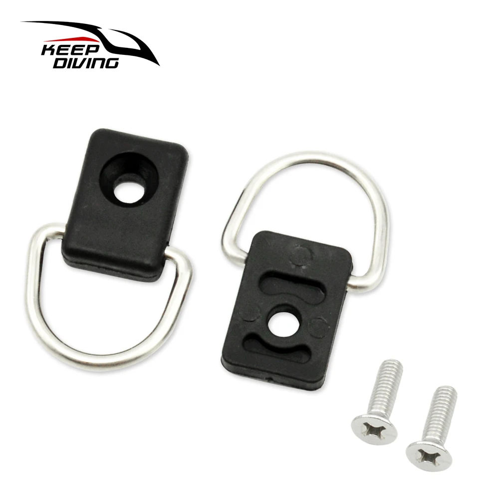2 Pezzi Canoa Kayak D Ring Con Vite Outfitting Fishing Rigging Bungee Kit Accessori Per Barche