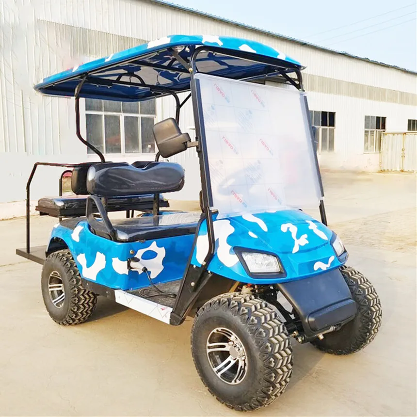 Travel Club Electric Lift Golf Cart 48V Batteria Al Litio Motore A Corrente Alternata Personalizzato 6 Posti Golf Cart