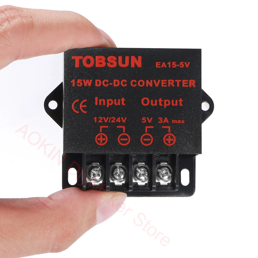 12V A 5V 10A 24V A 5V 3A 5A 10A 15A Dc Dc Converter Regolatore Auto Passo Imbottiture Riduttore 12V/24V A 5V 3A 5A 10A 15Amp