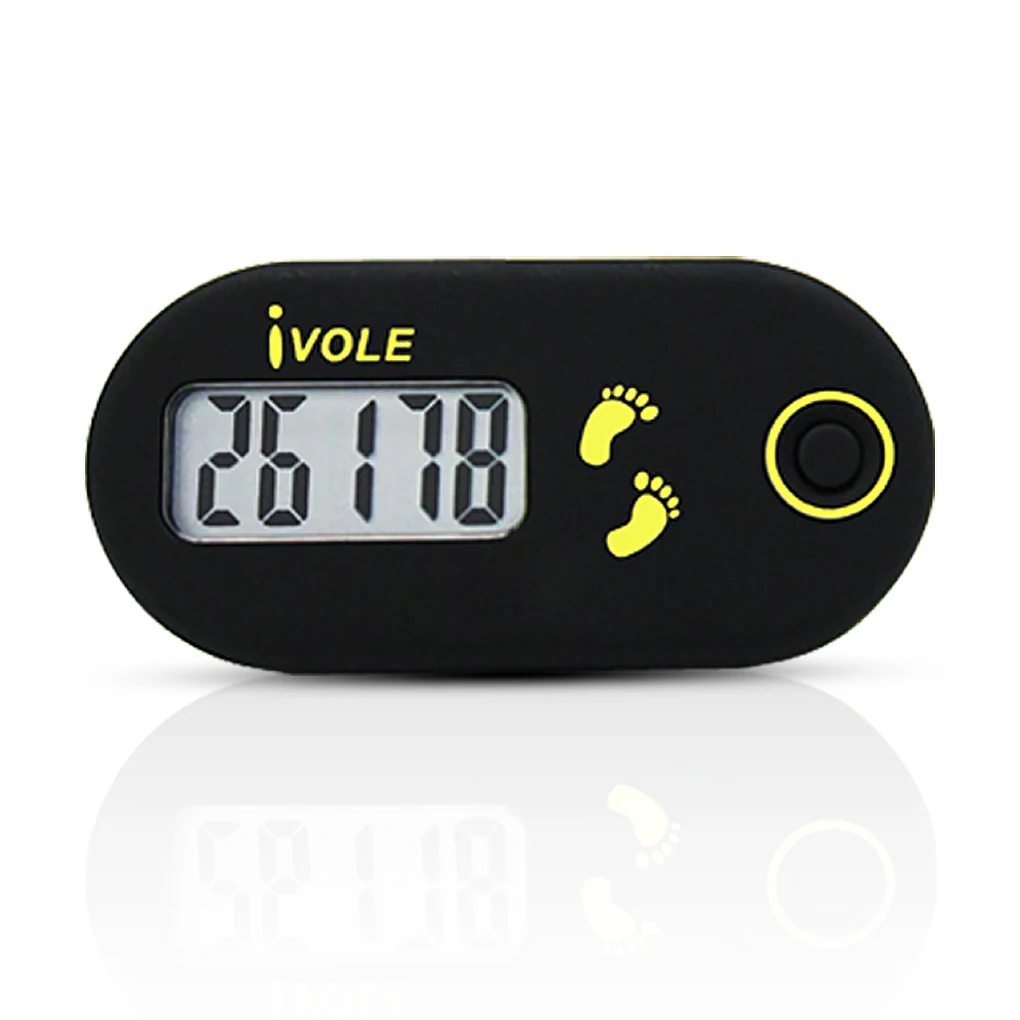 Ivole Digital Step Pedometro Walking Distance Counter Display Lcd Allenamento Esercizio Pratica Conteggio Uomo Donna