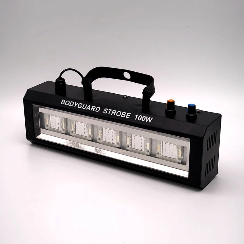 100W Bianco/Rgb Led Luce Stroboscopica Dj Disco Party Flash Lights Cool Stroboscope Effect Wedding Culb Christmas Stage Lighting