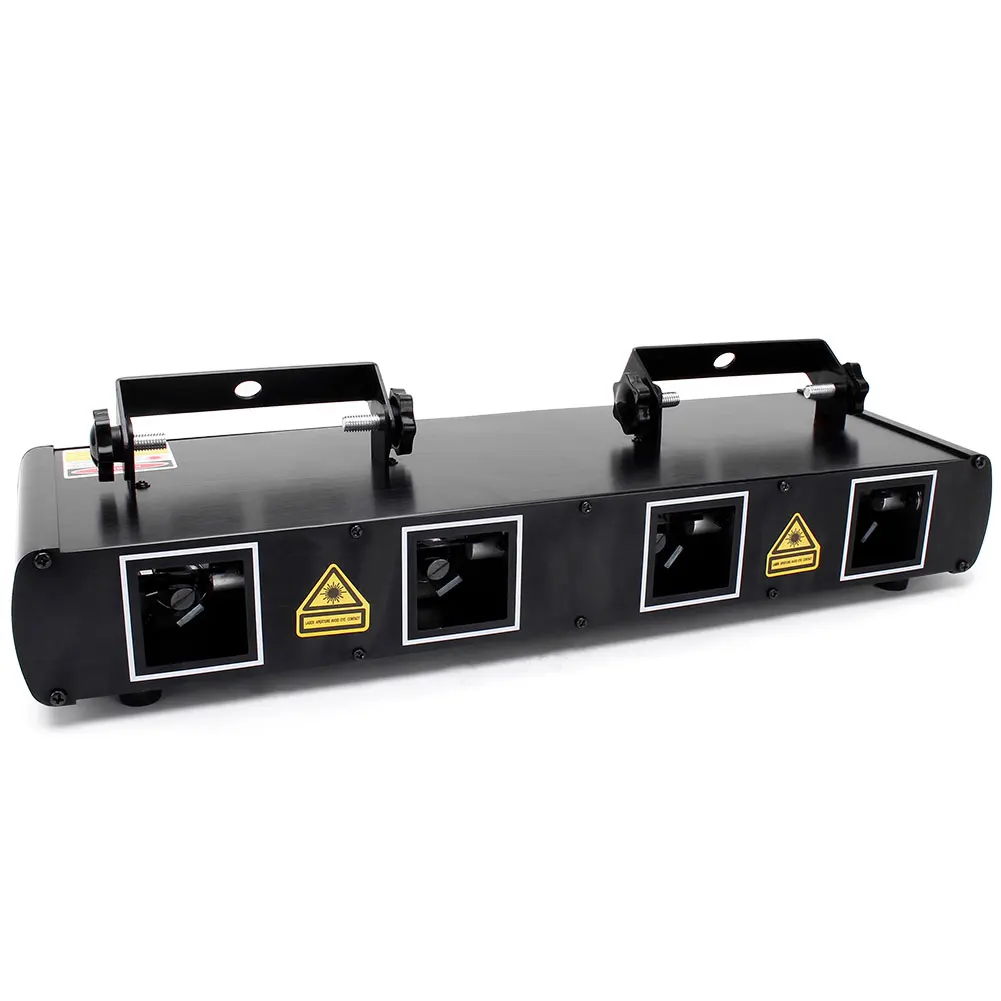 30W Mini Quattro Fori Laser Holdlamp Stage Effect Lighting 7Ch Dmx Sound Control Per Dj Bar Club Party Show