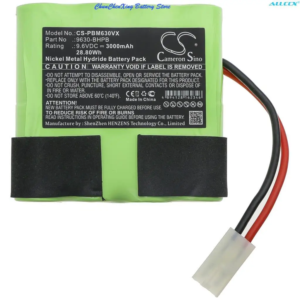 Batteria Sottovuoto Greenbattery3000Mah 9630-Bhpb Per Water Tech Pool Blaster Max Cg