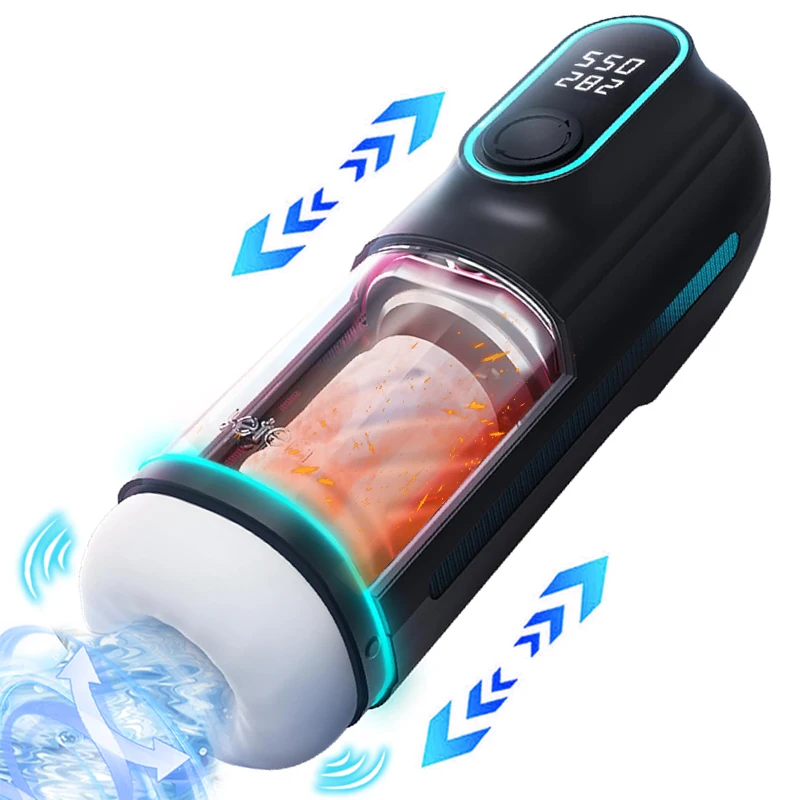 Legen Ad Alta Velocità Automatico Pistone Massaggiatore Inserimento Succhiare Masturbatore Retrattile Colpo Vaginale Lavoro Masturbatore Giocattoli De