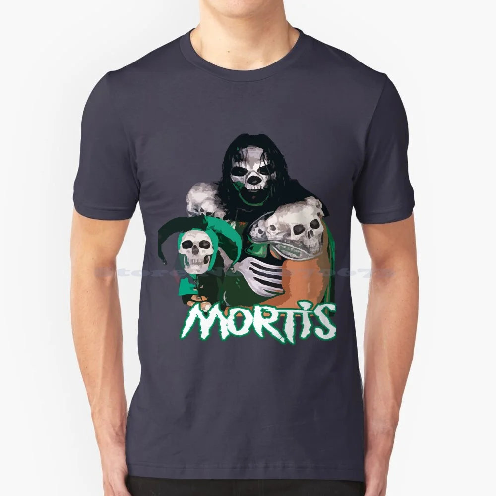 Maglietta Mortis 100% Cotone Tee Wrestler New World Order Wrestling Nwo Wwf