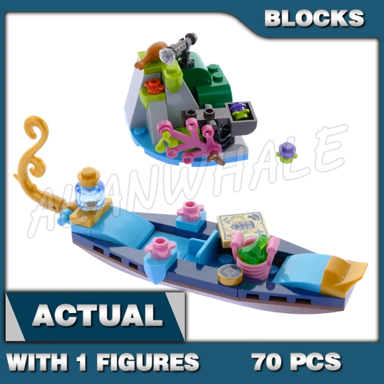 70Pcs Elves Naida Gondola E The Goblin Ladro Elf 10692 Building Blocks Fairy Princess Set Mattoni Compatibili Con Il Modello