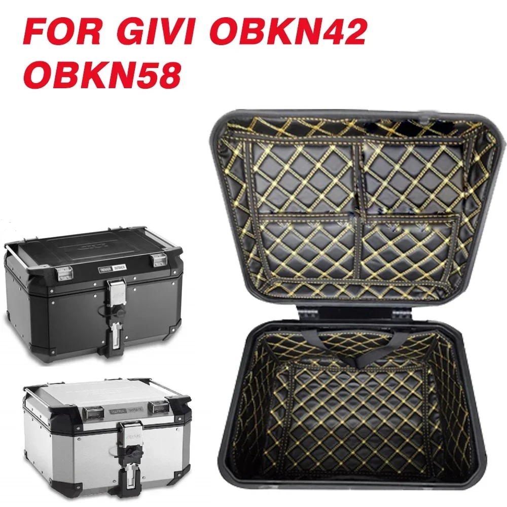 Per Givi Obkn 42 58 37 Obkn42 Obkn58 Dlm46 Moto Top Box Pad Storage Box Mat Accessori In Pelle Per Givi Obkn 42 58 37