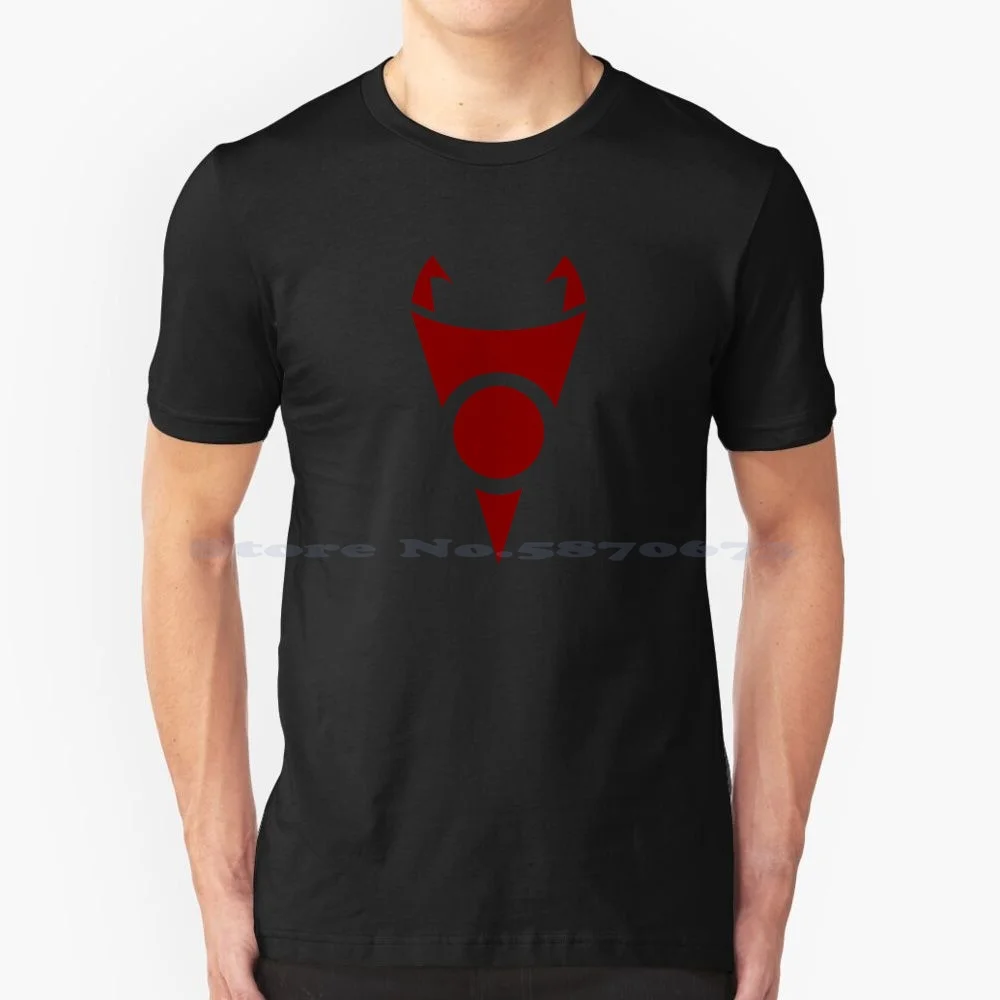 Irken Invader Symbol [ Red ] T Shirt 100% Cotton Tee Invader Zim Alien Nicktoons Cartoons 90S Kid Gir Dib Cartoon Space Gaz