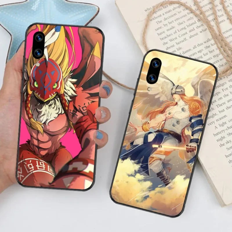 Custodia Per Telefono D-Ddigimonn-N Per Huawei Mate 40 30 20 10 Pro Lite Nova 9 8 5T Y7P Y7 Cover Morbida Nera Per Telefono