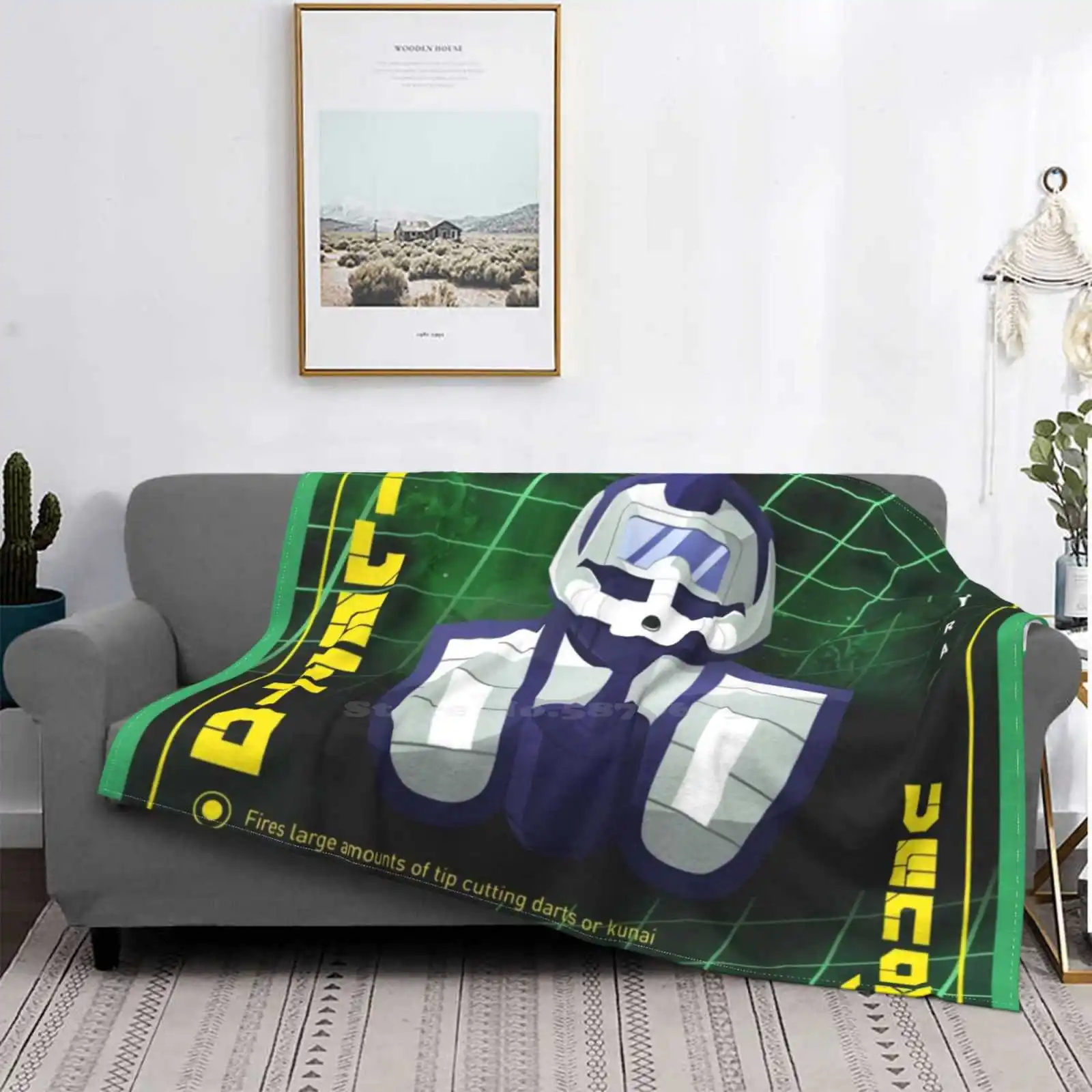 M. K. Stiletto / Sly Mask Shaggy Throw Soft Warm Coperta Divano/Letto/Viaggi Love Gifts M A K Mobile Armored Strike Ko Nd Venom