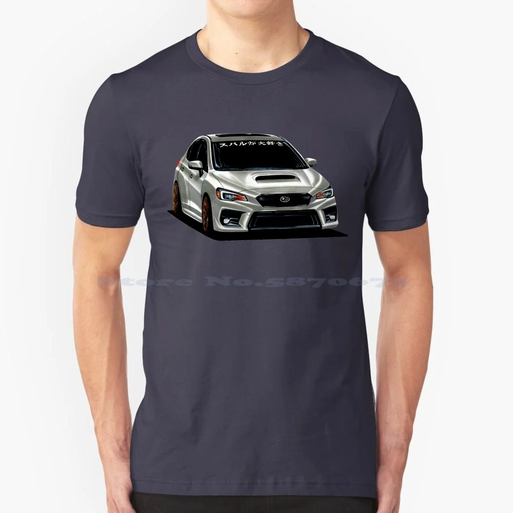 Jdm Legendary Japanese Stance Car T Shirt 100% Cotone Tee Brz Baja Ascent Alcyone Svx Chiffon Crosstrek Dex Exiga Forester