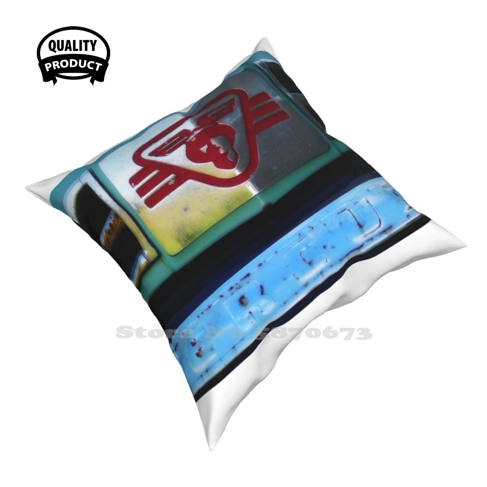 Forty And Fabulous Pillow Cover Hug Federa Forty And Fabulous Karen Cook Mercury Truck Old Truck Truck Grill Grille Vintage