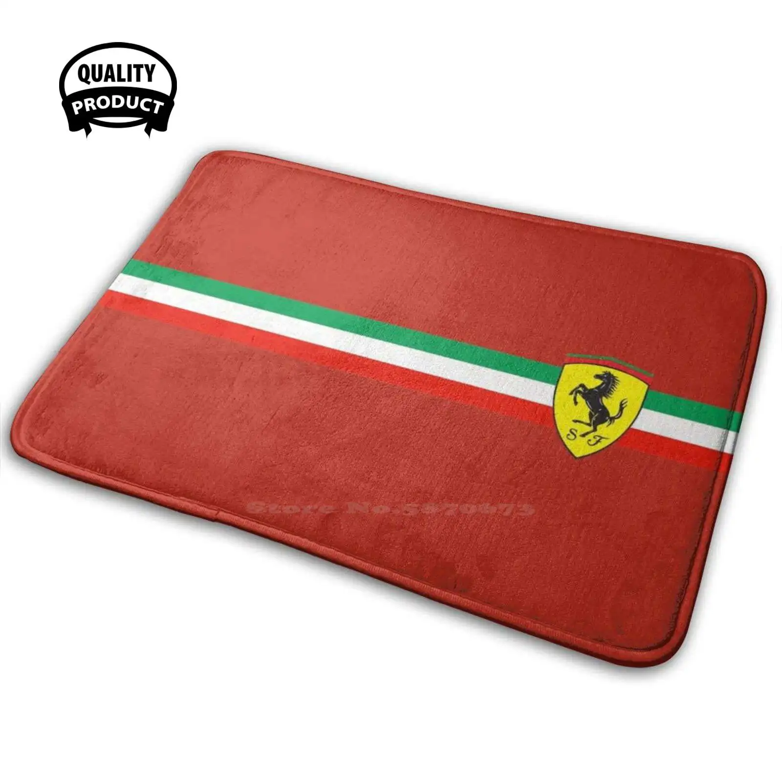 Charles Leclerc -Ferrari 2020 Comodo Tappetino Tappeto Tappeto Cuscino Leclerc Leclerc 2020 2020 Leclerc Scuderia F 1 Racing