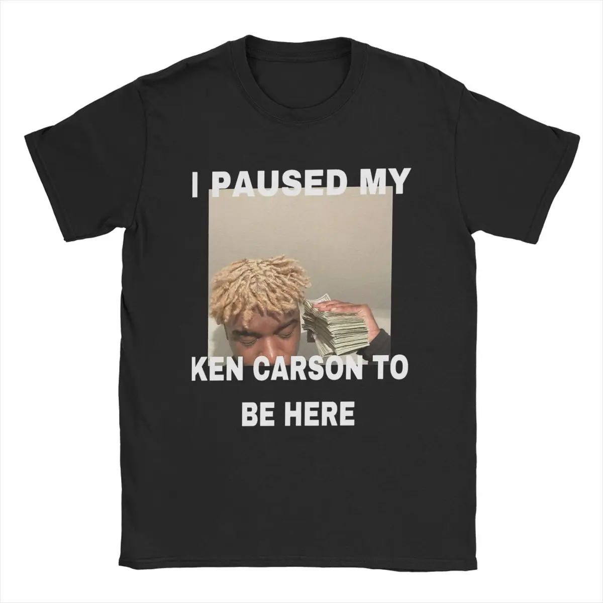Novità I Paused My Ken Denver To Be Here T-Shirt Uomo Girocollo T-Shirt In Cotone T-Shirt Manica Corta Idea Regalo Top