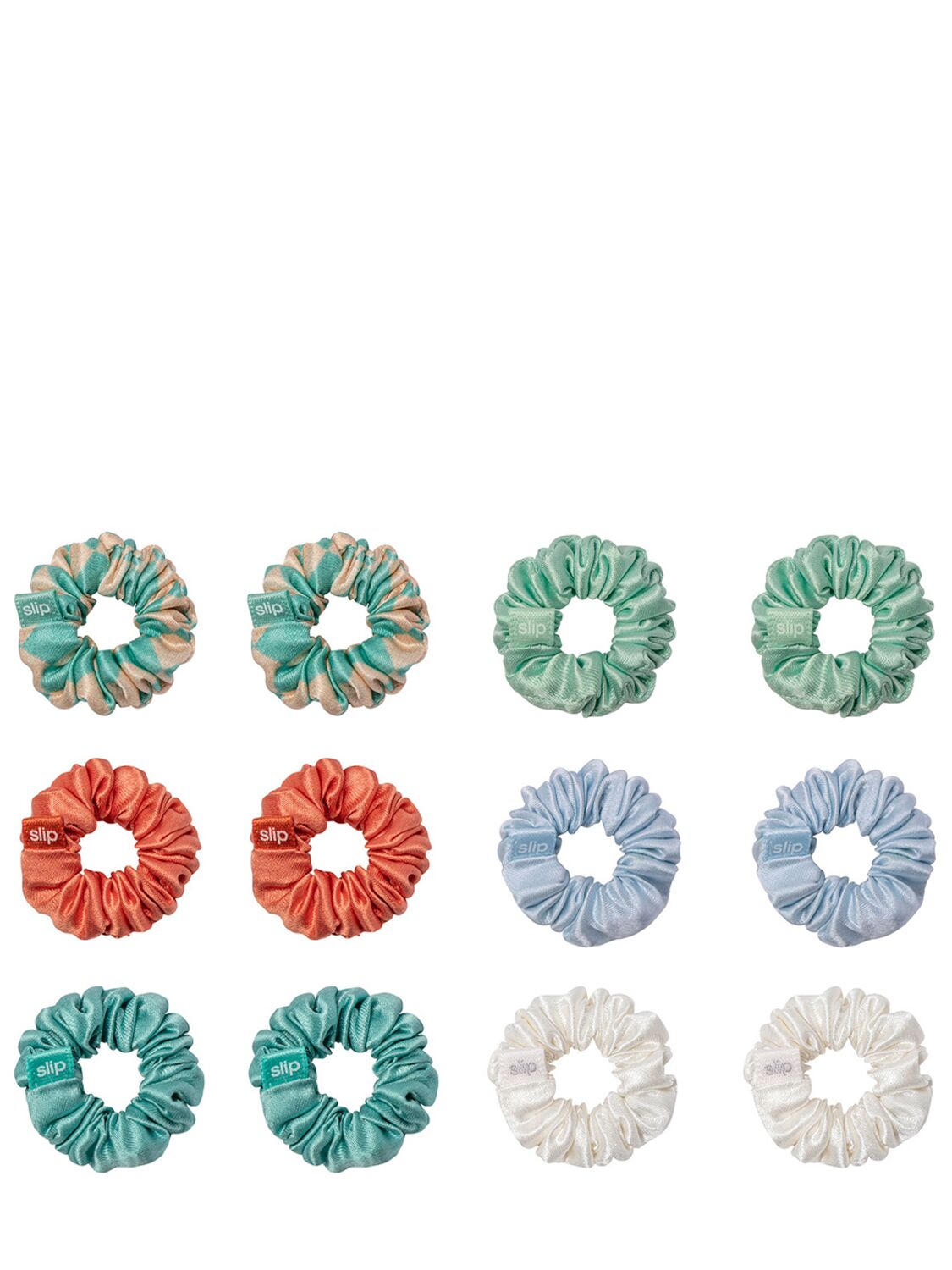 Set Of 12 Mini Scrunchies