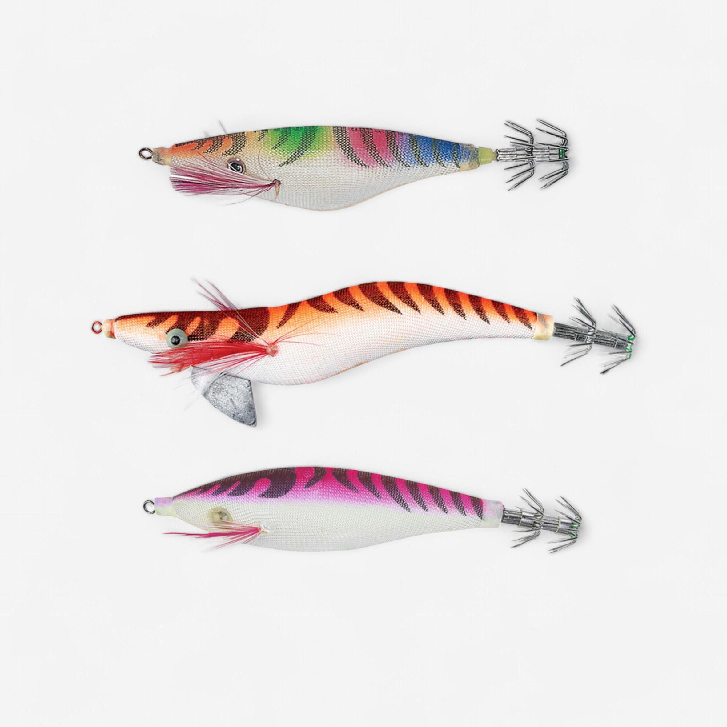 Decathlon | Kit 3 totanare pesca seppie/calamari |  Flashmer