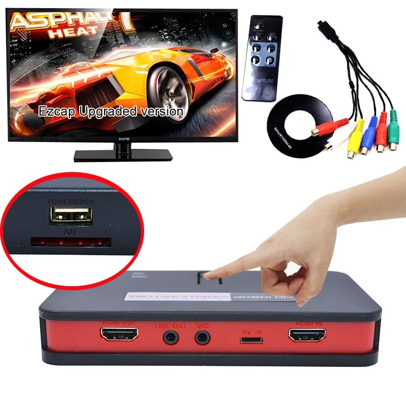 1080P Hd Video Capture Box Grabber Per Xbox Ps3 Ps4 Tv Video Online Medico Videoregistratore In Streaming Live