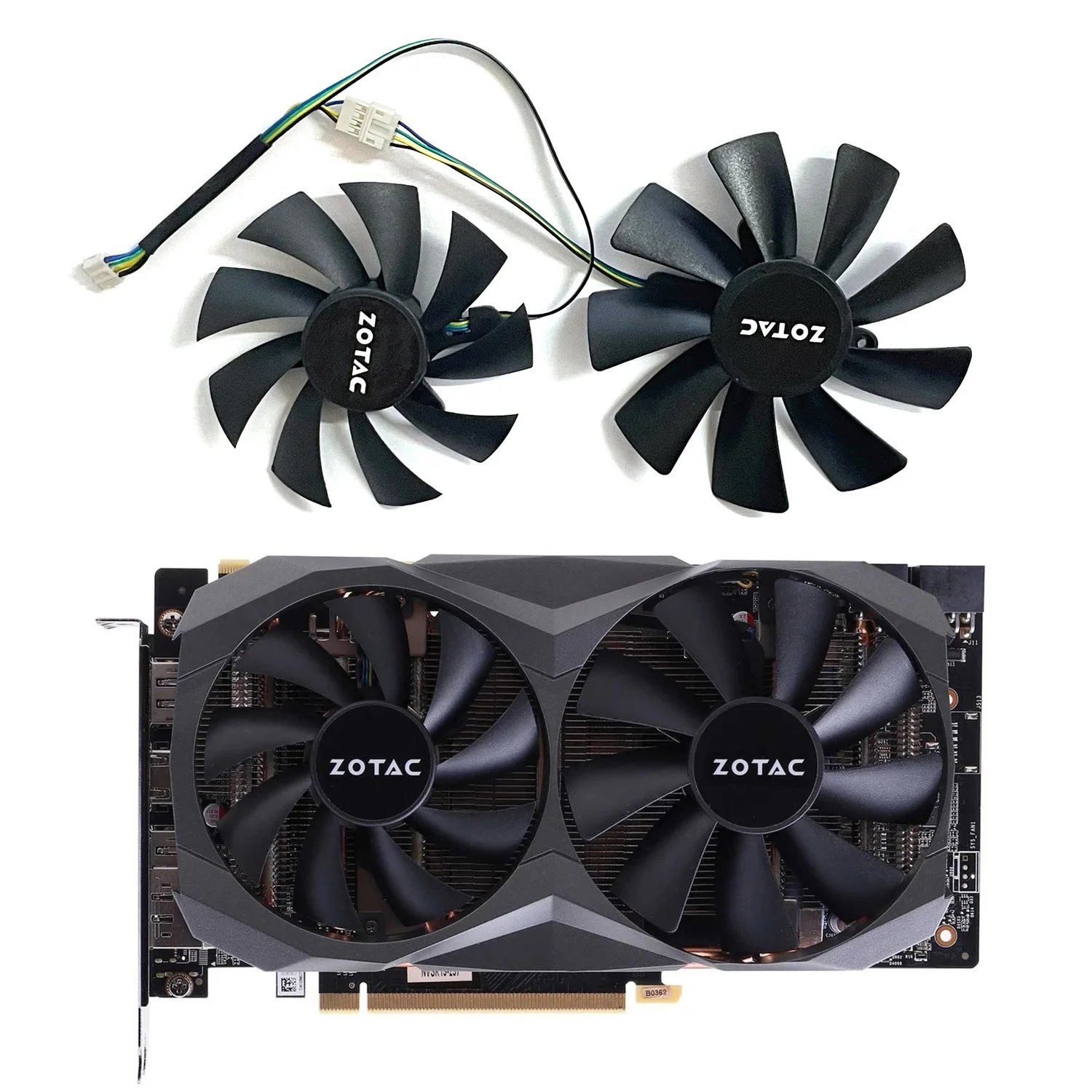 87Mm 100Mm Ga92S2H Gaa8S2U Per Zotac Geforce Gtx 1080Ti Mini 1070Ti Mini 1060 Geforce Rtx 2070 Super-8Gd6 Edizione Di Distruzione Ha
