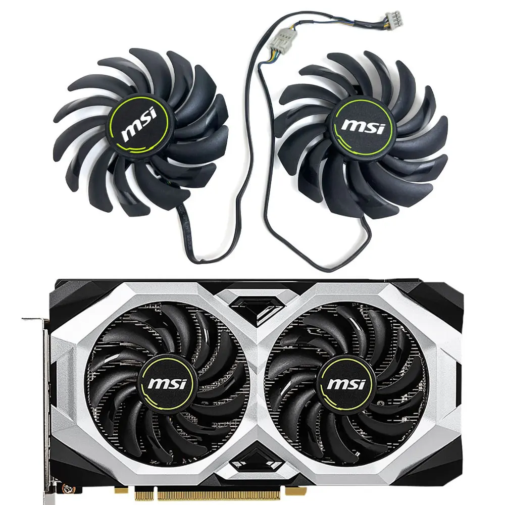 2 Pz/Set Muslimatextx 2060 Super Ventus Gp Gpu Fan, Per Msi Rtx 2060 Super Ventus Gp Oc, Rtx 2070 Ventus Gp Ventola Della Scheda Video