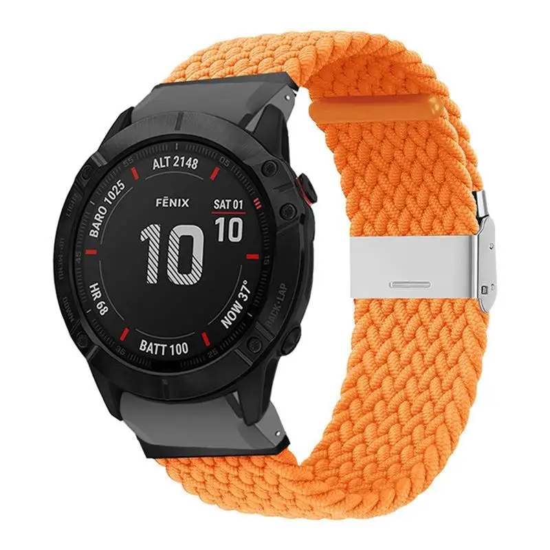 Pcavo Per Garmin Approach S62 Cinturino Quickfit Cinturini Intrecciati In Nylon Elastico Da 22Mm