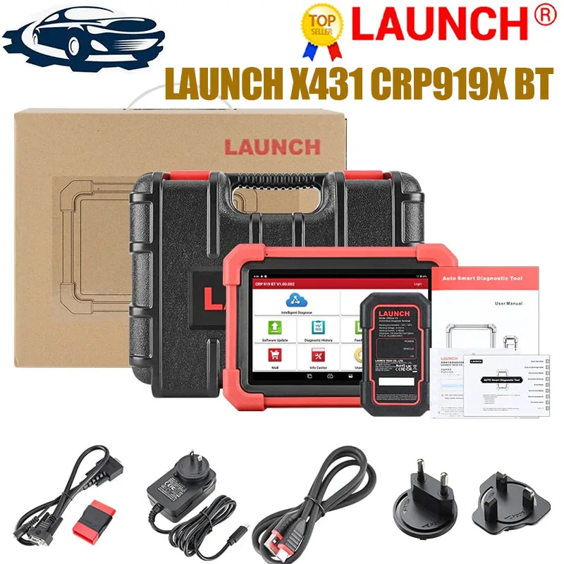 2023 Launch X431 Crp919X Bt Obd2 Scanner Strumenti Diagnostici Automobilistici Car Canfd Doip Ecu Coding Obdii Professional Crp919E Bt