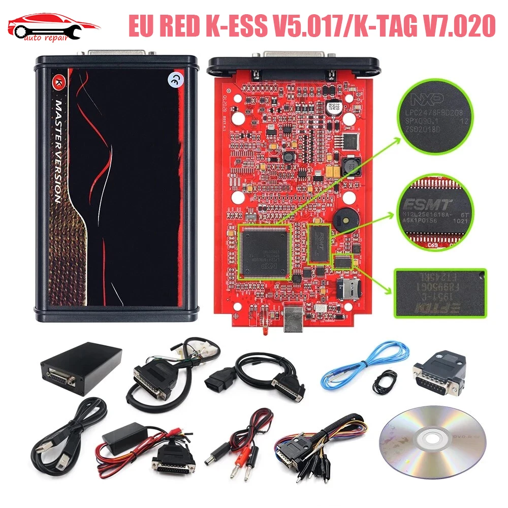Kes-S V5.017 K Tag V7.020 Online Obd2 Ecu Chip Tuning Tool Per Auto Camion Strumenti Di Programmazione K Tag 4 Led V2 5.017 Programmatore Ecu
