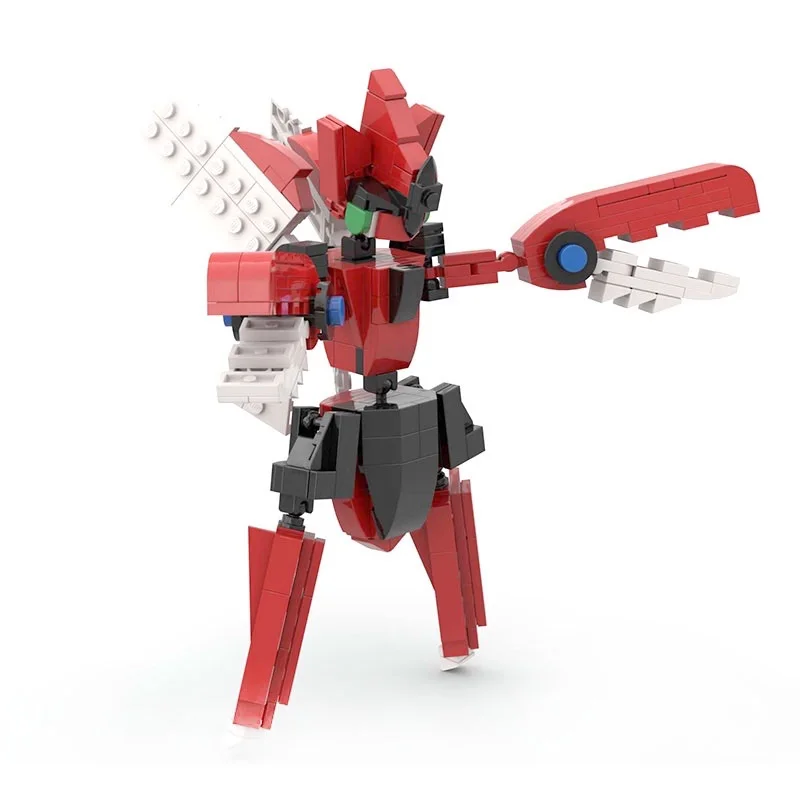 Pokemon Scizor Brickheadz Building Big Blocks Mini Action Figure Toys