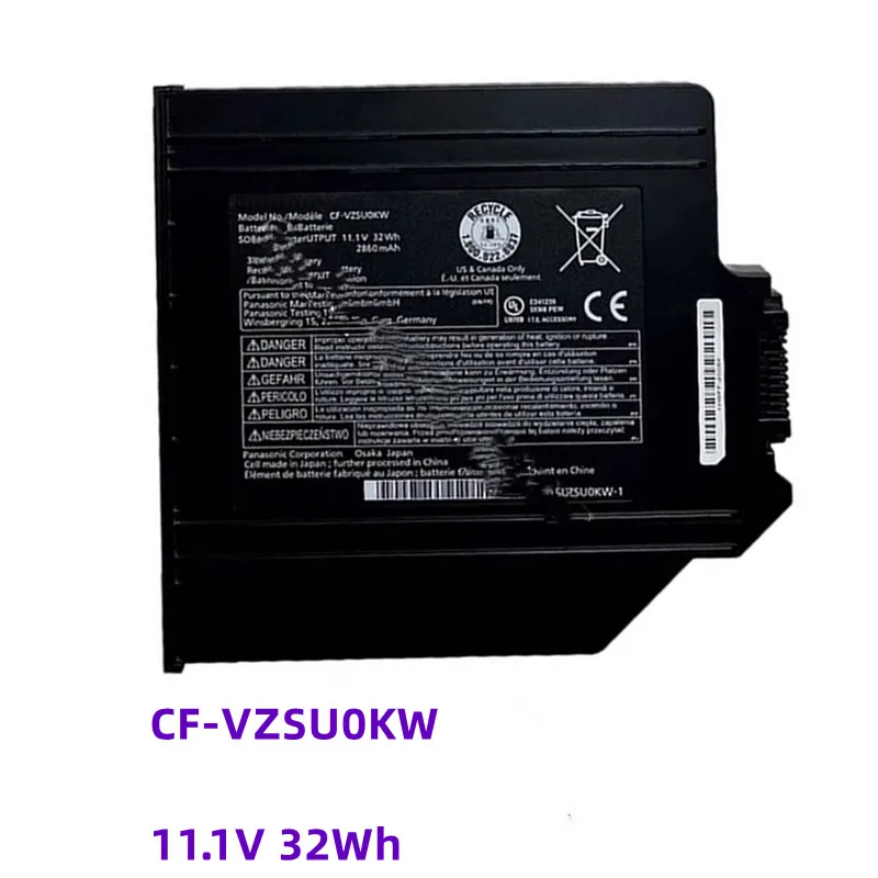 Cf-Vzsu0Kw 11.1V 2860Mah 32Wh Batteria Cf-Vzsuokw Per Laptop Panasonic Cf-54 2Nd Bay Cf-54Mk1 Media Bay 2Nd