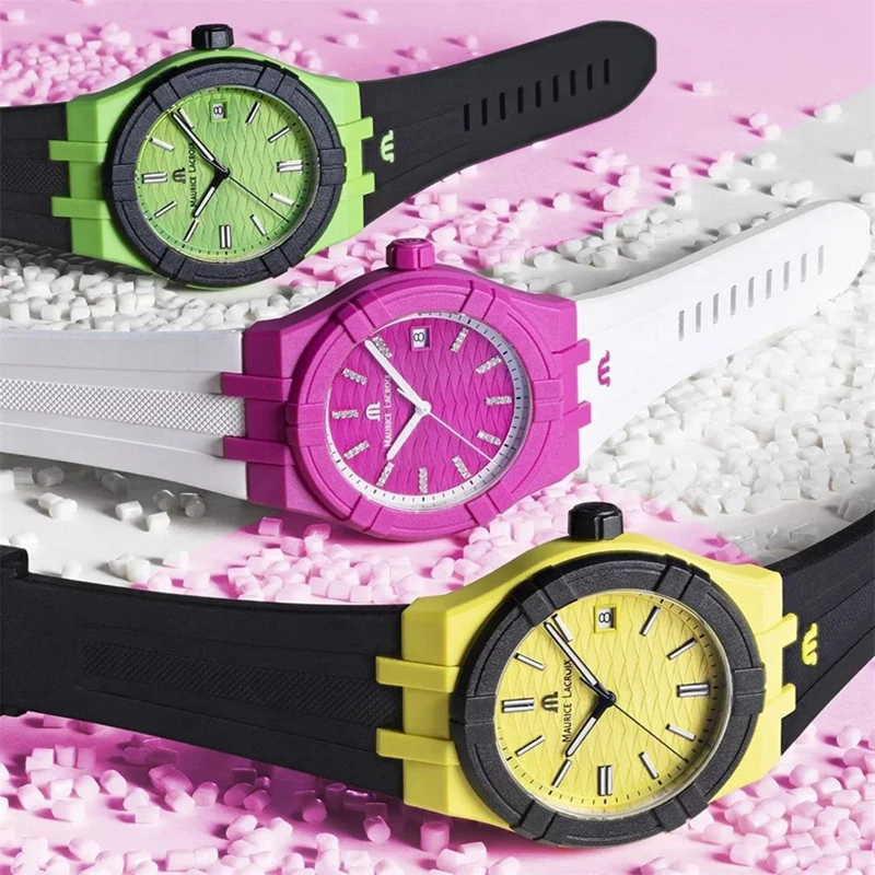 Maxi Lacroix Aikon Tide Orologio Da Uomo Di Lusso Cinturino In Gomma Orologio Intelligente Al Quarzo Impermeabile Sport Da Uomo Reloj Hombre