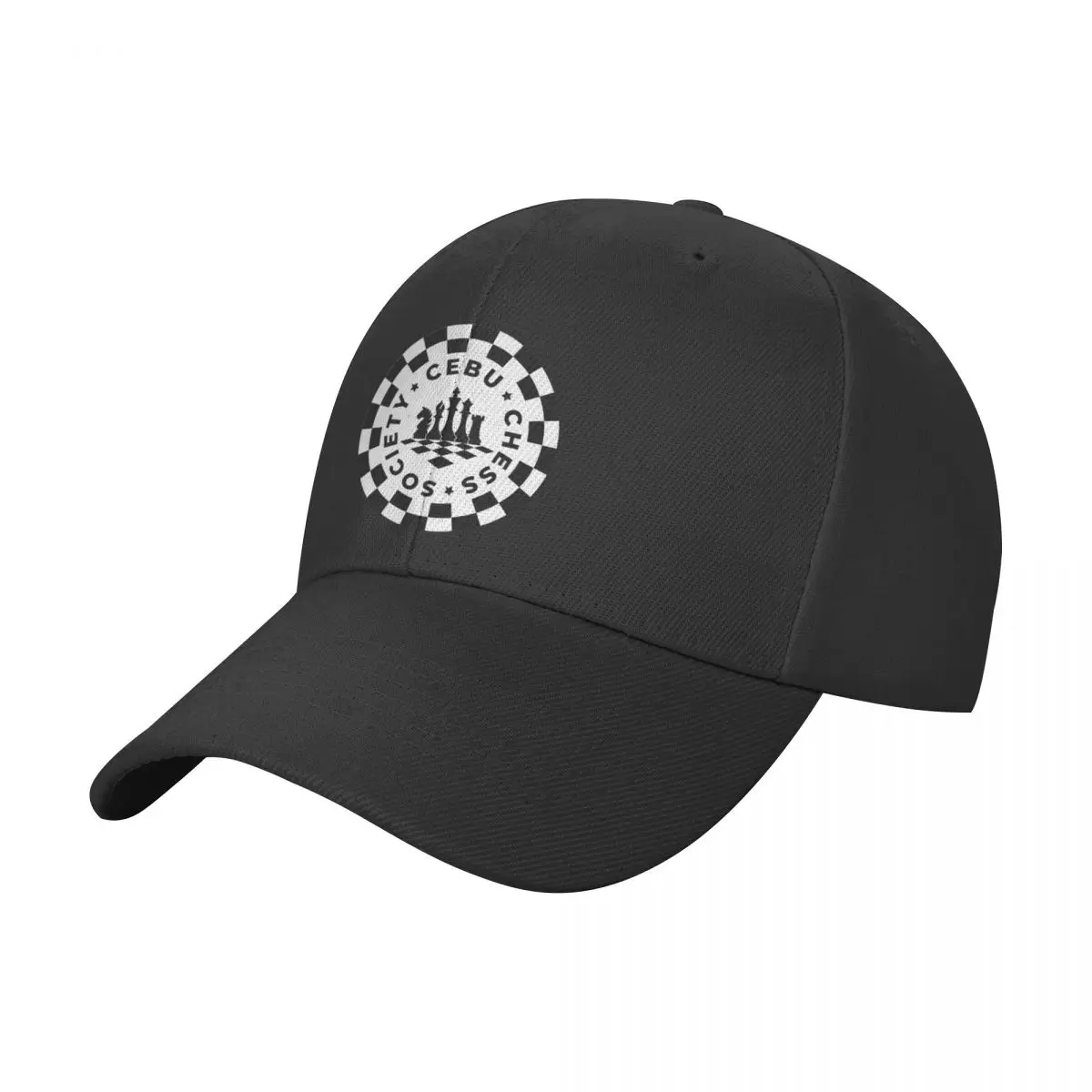 2024 Società Cebu Scacchi Divertenti Uomini Di Baseball Cappelli In Poliestere Cappello Regolabile Moda Casual Berretto Camionista Cappello