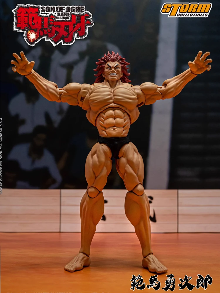 Original Storm Toys St 1/12 Blade Tooth Series Yujiro Van Ma New Stock Anime Action Figure Modelli Da Collezione Giocattolo