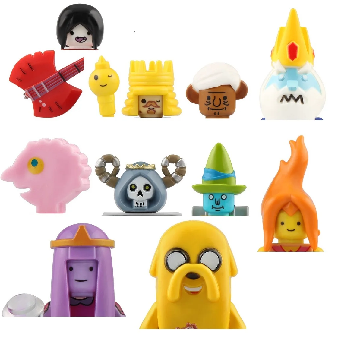 Serie Da Collezione Set Adventure Time Grass Sword Ice Queen Building Block Mini Action Figure Toys