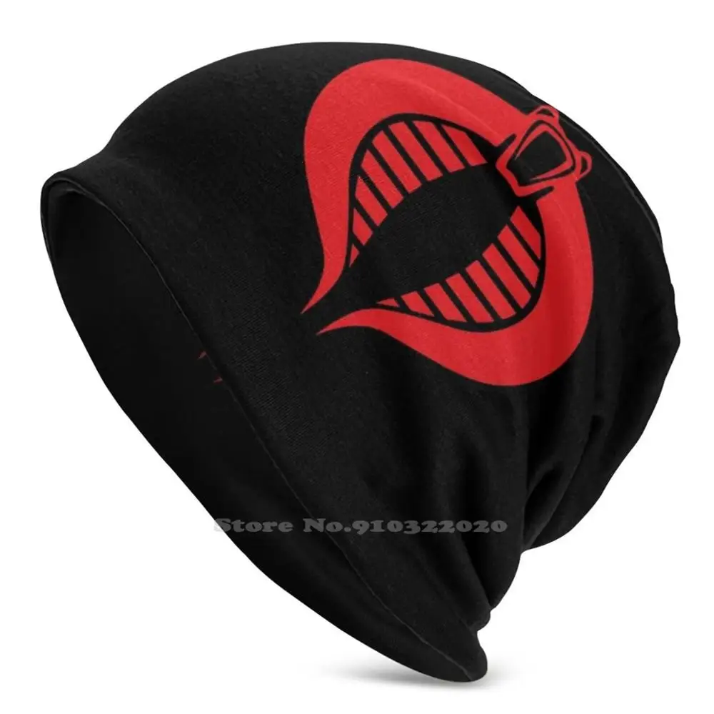 Nero/Rosso Gi Joe Destro Alto Unisex Sottile Lavorato A Maglia Beanie 3D Cappelli Fai Da Te Destro Alto Co Nder Trooper The Neat Gi Joe Gi