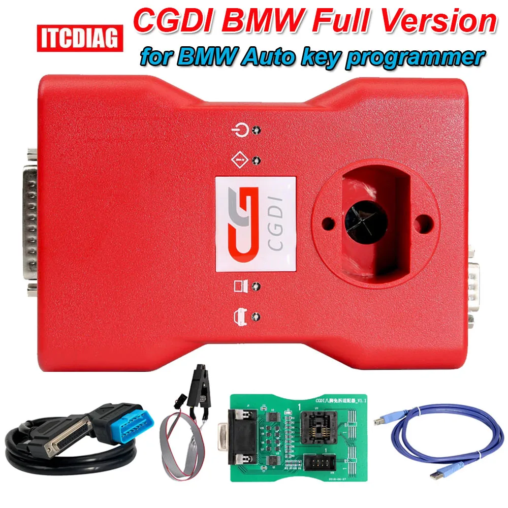 Versione Completa Cgdi Prog Per Bmw Msv80 3 In 1 Programmatore Chiave Automatico + Strumento Di Diagnosi + Lavoro Di Sicurezza Immo Per Cavo Obd Bmw F