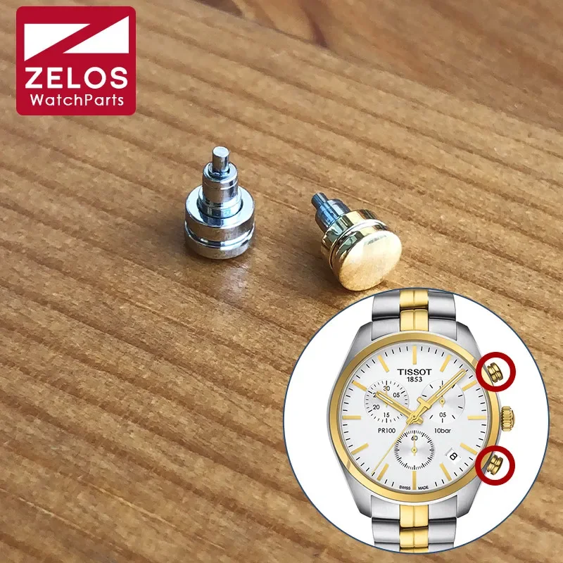 T10.417 Orologio Pusher Per Ts Tissot T-Classic Pr100 Cronografo Parti Di Orologi Strumenti