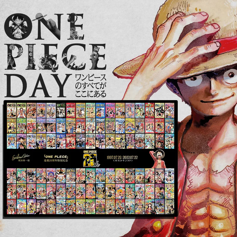 Anime One Piece 25Th Anniversary Of Comic Serializationimmagini Decorative Per Soggiorno Dipinti Di Moda Regalo Di Natale